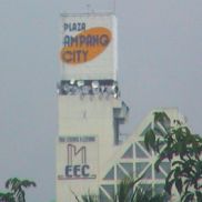 Ampang City Plaza:identity sign on top of building